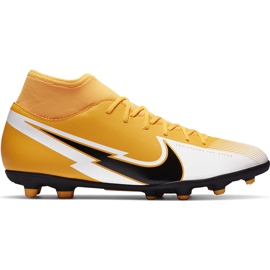 Nike Mercurial Superfly 7 Club Fußballschuhe FG / MG AT7949 801 orange gelb
