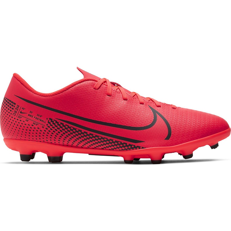 Nike Mercurial Vapor 13 Club FG / MG AT7968 606 Fußballschuhe mehrfarbig rot