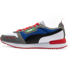 Herrenschuhe Puma R78 weiß-blau-rot-schwarz 373117 10 marineblau grau