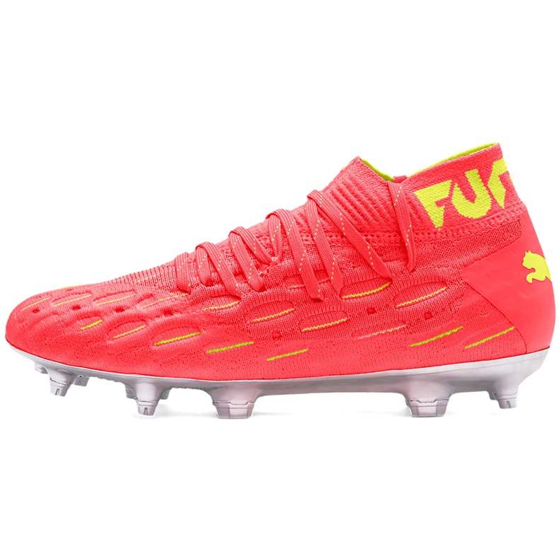 Puma Future 5.1 Netfit Osg Fg Ag Junior 105946 01 Fußballschuhe für Kinder gelb rot