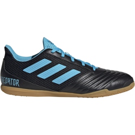 Fußballschuhe adidas Predator 19.4 In Sala schwarz und blau F35631 schwarz blau