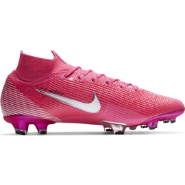 Nike Mercurial Superfly 7 Elite Km Fg DB5604 611 Fußballschuhe rosa rosa