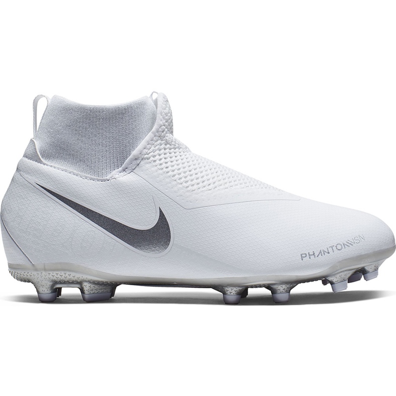 Nike Phantom Vsn Academy Df FG / MG Jr AO3287 100 Fußballschuhe weiß weiß