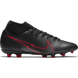 Nike Mercurial Superfly 7 Club FG / MG AT7949 060 Fußballschuhe schwarz rot schwarz