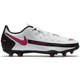Nike Jr Phantom Gt Club FG / MG CK8479 160 Fußballschuhe weiß mehrfarbig