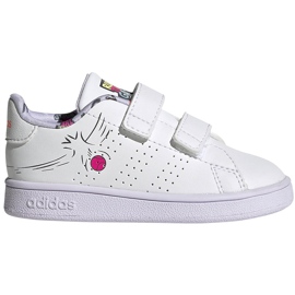 Adidas Advantage I weiße Kinderschuhe EG3861