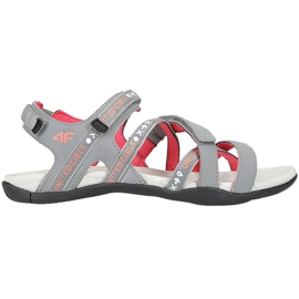 Mädchen Sandalen 4F mehrfarbig HJL20 JSAD001 90S orange rosa grau