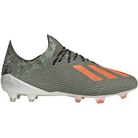 Grün adidas X 19.1 Fg Fußballschuhe EF8296