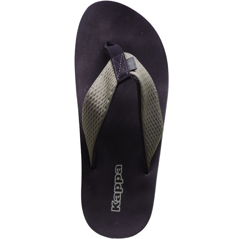 Kappa Pahala Herren Hausschuhe schwarz und grün 242669 3111