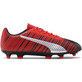 Fußballschuhe Puma One 5.4 Fg Ag rot-schwarz 105605 01 mehrfarbig