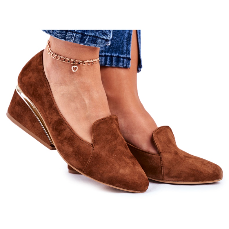 Damen Brogues Exquisite Braun 1205