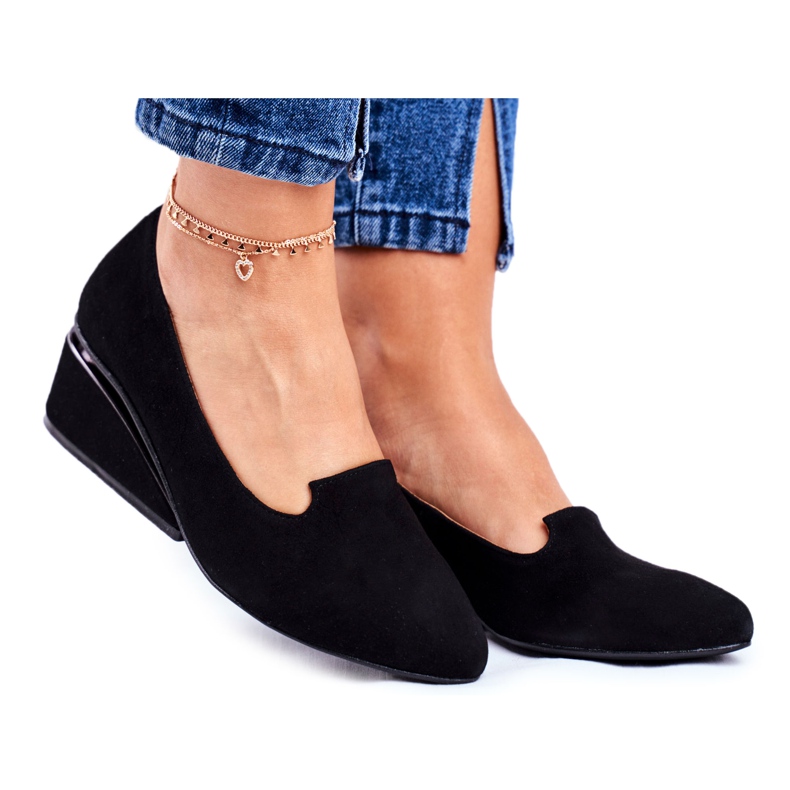 Damen Brogues Exquisite Schwarz 1205