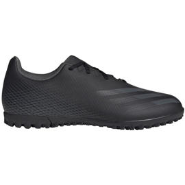 Adidas X GHOSTED.4 Tf M EG8236 Fußballschuhe grau, schwarz schwarz