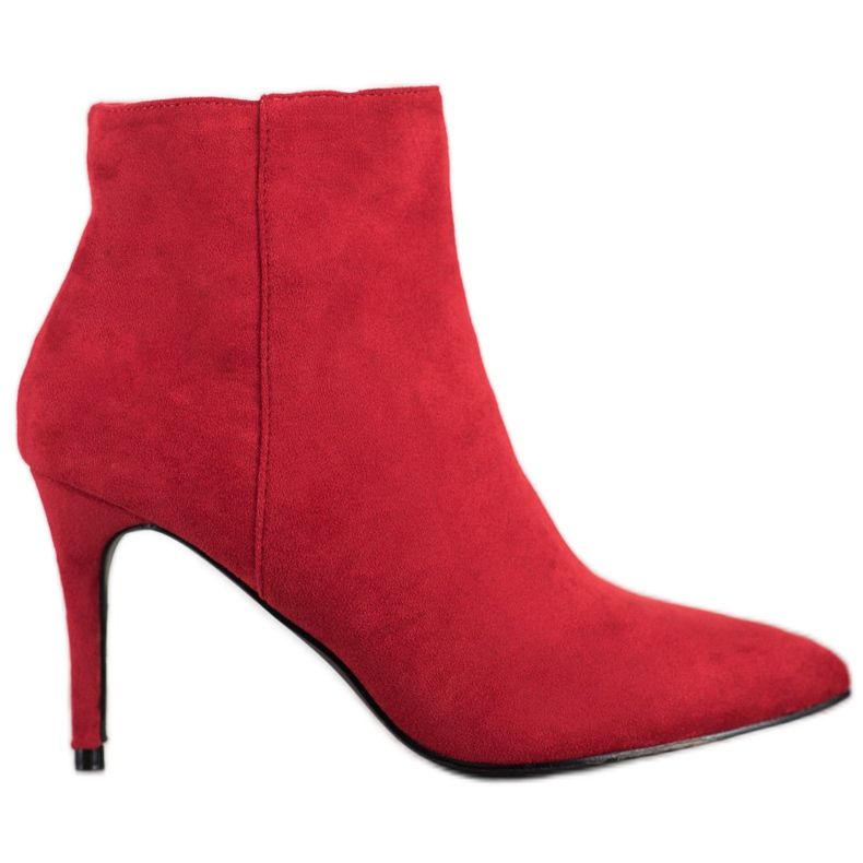 Sweet Shoes Sexy Wildlederstiefel rot