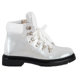 Bello Star Silberne Trapper weiß