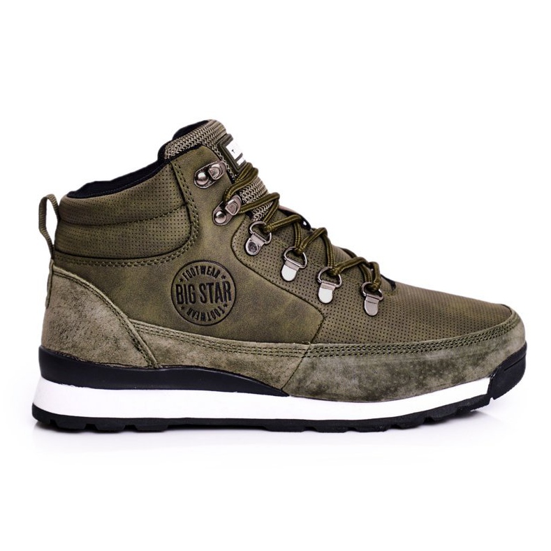 Damen Trekkingschuhe Big Star Khaki GG274617 grau grün