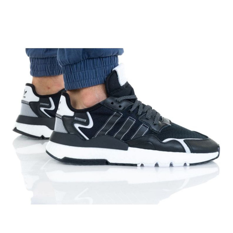 Adidas Nite Jogger M FW2055 Schuhe weiß schwarz
