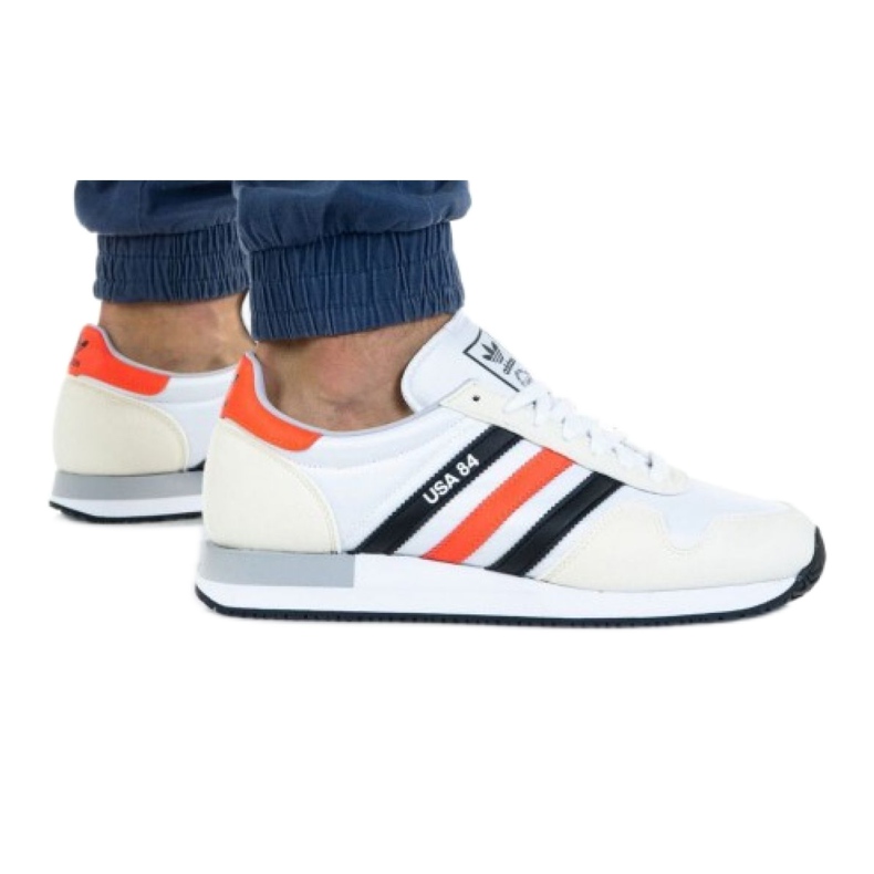 Adidas Usa 84 M FX9327 Schuhe weiß schwarz orange