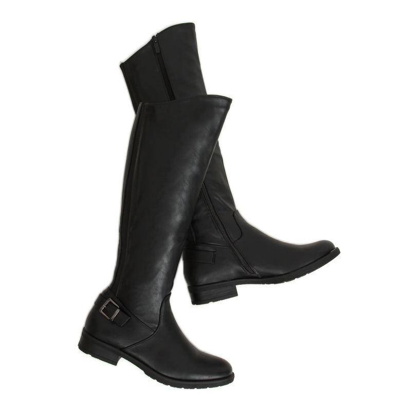 Schwarze Damenstiefel H9208 Negro