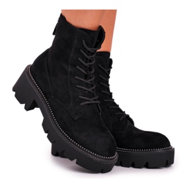 SEA Damenstiefel Schwarzes Wildleder Malawi