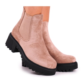 SEA Damen Hochstiefel Sidamo Beige