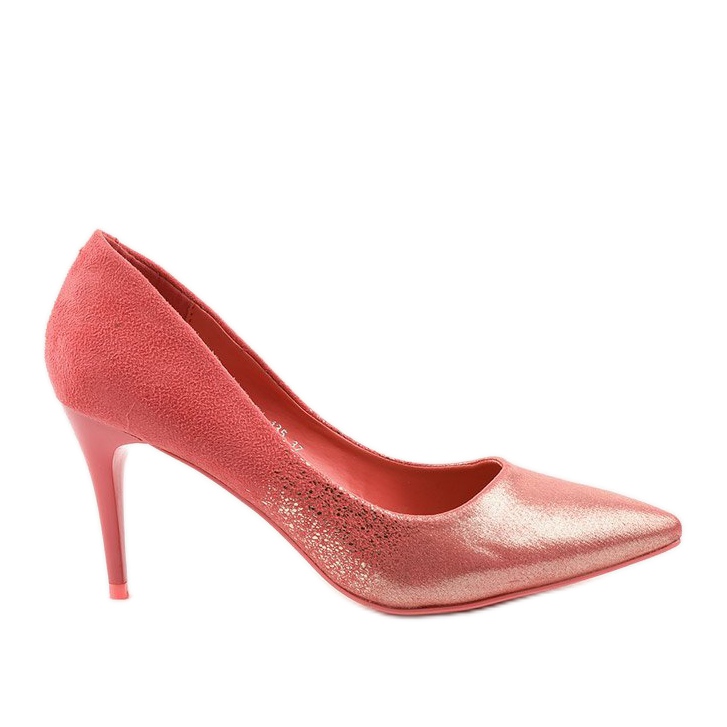 Pumps an einer Nadel rosa