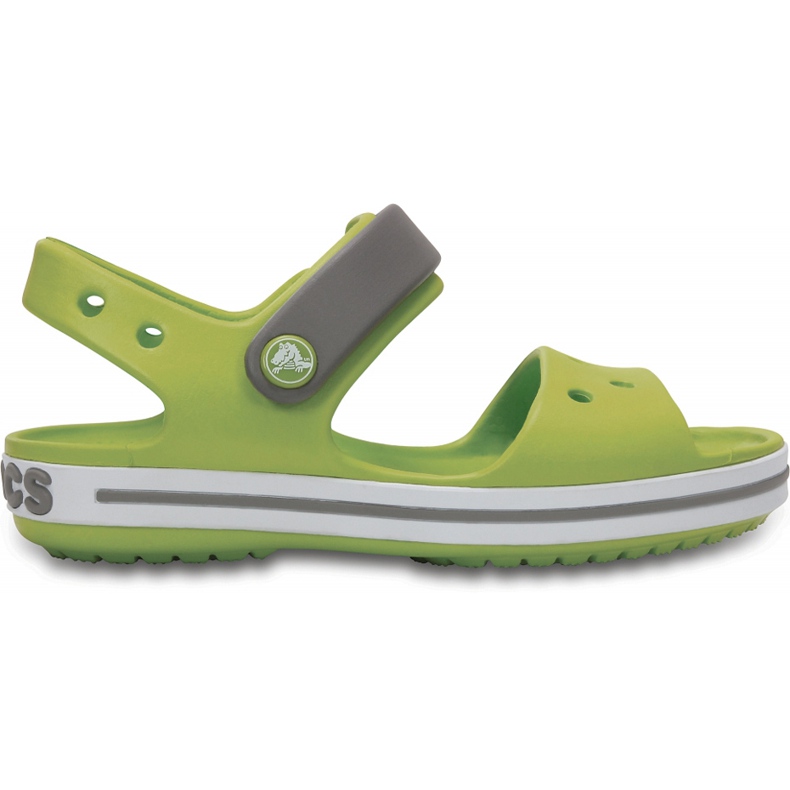 Crocs Sandalen für Kinder Crocband Sandal Kids grün und grau 12856 3K9