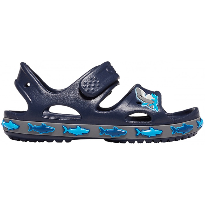 Crocs Kindersandalen Crocs Fl Shark Band Sandal B marineblau 206365 410 navy blau