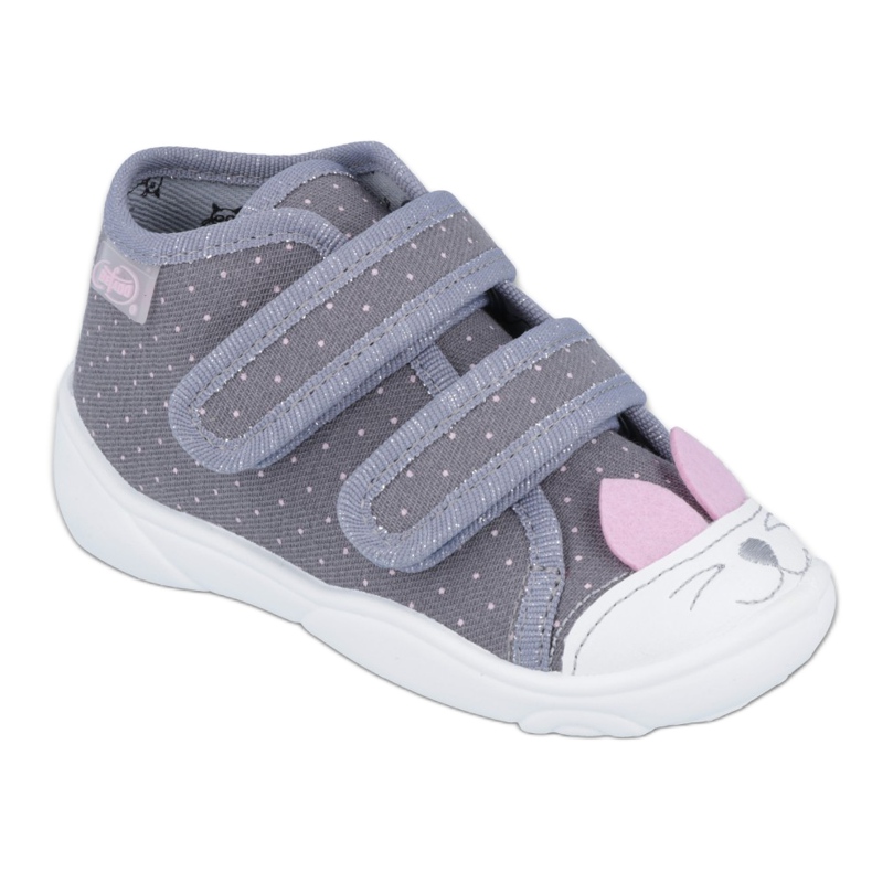 Befado Kinderschuhe 212P059 rosa grau