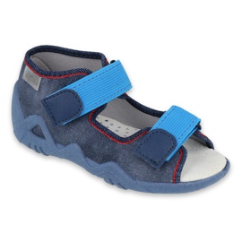 Befado gelbe Kinderschuhe 350P015 navy blau blau