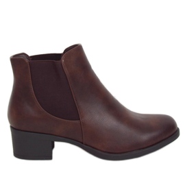 Braune Chelsea-Stiefel für Damen 8B875 Braun