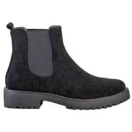 Bello Star Chelsea-Stiefel aus Wildleder schwarz