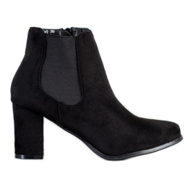 SHELOVET Schwarze Stiefel