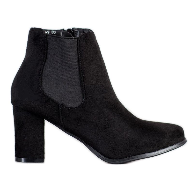 SHELOVET Schwarze Stiefel