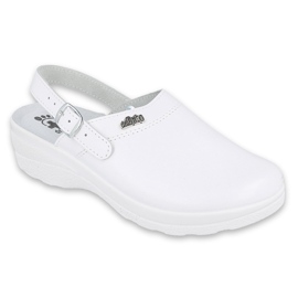 Befado Damenpantoffeln 157D001 weiß