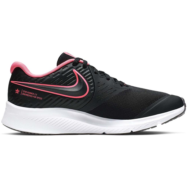 Nike Star Runner 2 Kinderschuhe schwarz und pink AQ3542 002 rosa