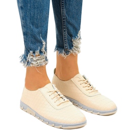 JH8686-3 beige Turnschuhe