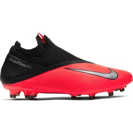Nike Phantom Vsn 2 Pro Df Fg CD4162 606 Fußballschuh rot schwarz rot