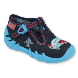 Befado Kinderschuhe 110P404 rot marineblau blau