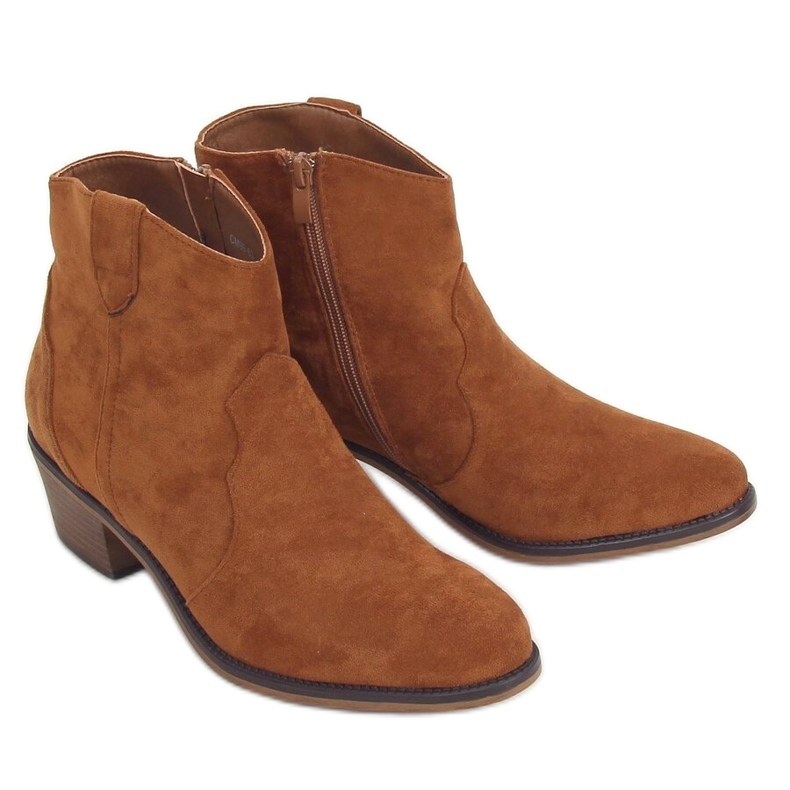 Stiefel mit niedrigem Absatz camel 99-63 Camel braun