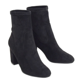 Schwarze High Heels 7675-GA Schwarz