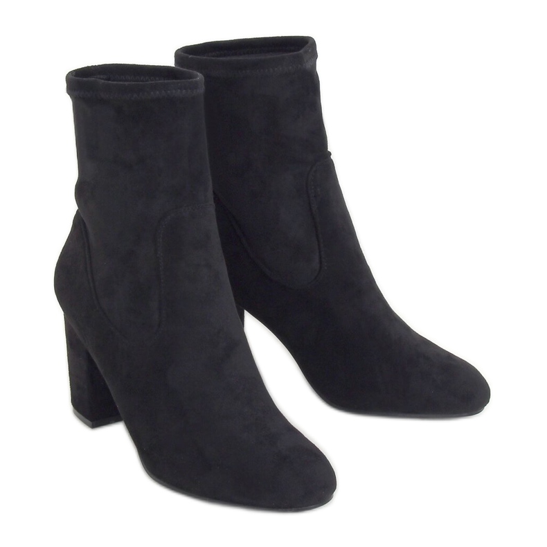 Schwarze High Heels 7675-GA Schwarz