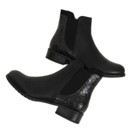 Schwarze Chelsea-Boots für Damen 88175 Black
