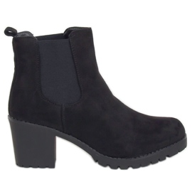 Schwarze Chelsea Boots, schwarz W355 Schwarz
