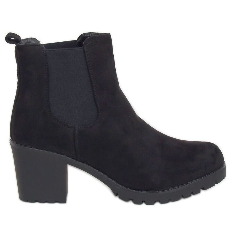 Schwarze Chelsea Boots, schwarz W355 Schwarz