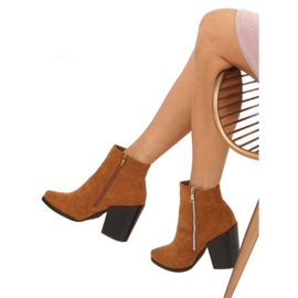 Camel TX-1873 Camel Stiefel mit weitem Absatz braun