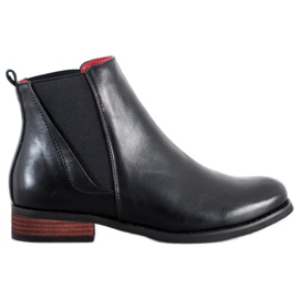 Goodin Schwarze Chelsea-Stiefel
