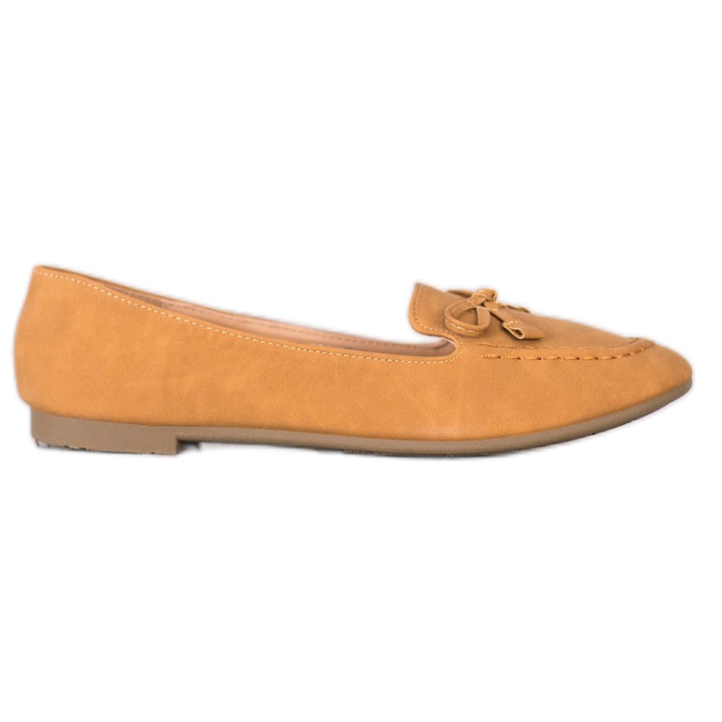 Nio Nio Bequeme Camel Loafer braun mehrfarbig