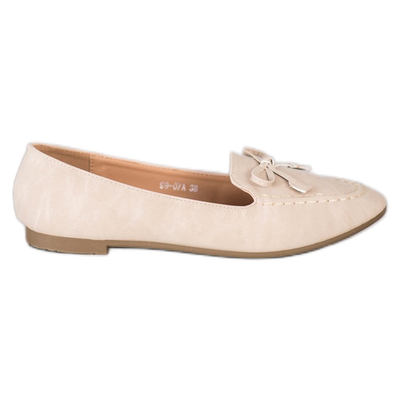 Nio Nio Bequeme beige Loafer