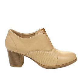 Beige Stiefeletten auf dem Posten von Silentleaf Schuhen